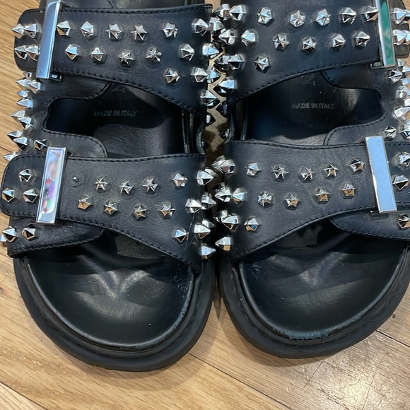 Alexander McQueen Studded Leather Sandals - Picture 3 of 7